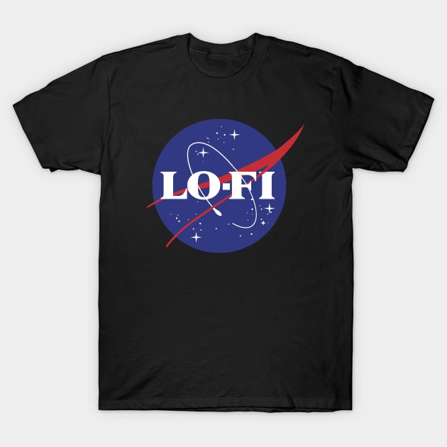 LOFI music NASA logo T-Shirt by VinagreShop